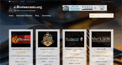 Desktop Screenshot of e-restaurants.org